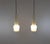 Mid-Century Modern White Glass Pendants by Massimo Vignelli for Venini, 1950s, Set of 2 For Sale - Image 3 of 7