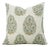 Fabdivine Artisan Block Print Throw Pillow Cover 14x14 Inch Viscose Linen-Kumud For Sale