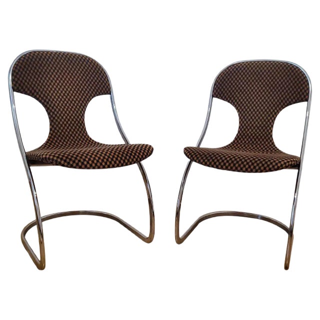 Set of Mid-Century Chairs, Italy, 1970s For Sale