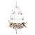 Antique Wrought Iron 3 Tiered Plant Stand For Sale