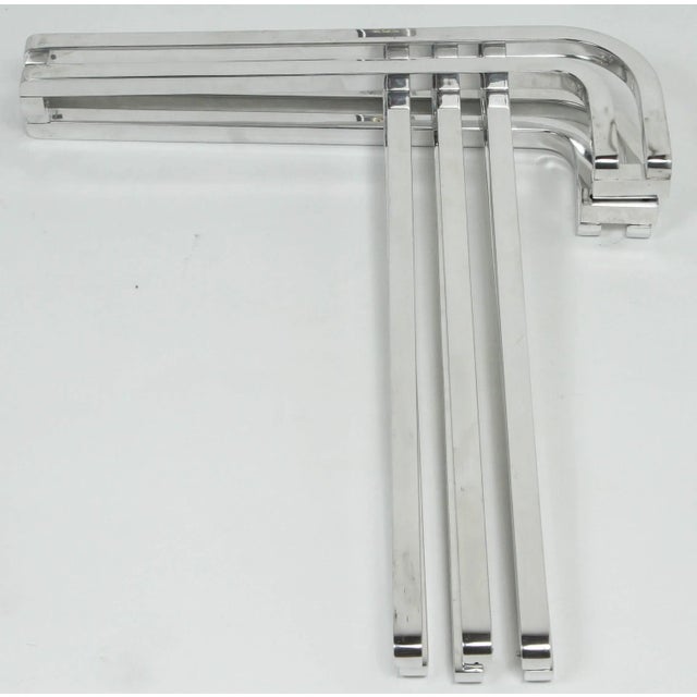 1940s Vintage American Deco Store Door Handles- Set of 4 For Sale - Image 4 of 8