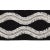 A double dose of fun and flair, this tape features a pair of embroidered ogee stripes made all the more enchanting by fil...