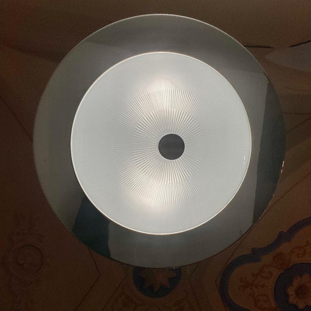 Space Age Pendant in Glass and Metal in the style of Tobia Scarpa for Flos, 1960s For Sale - Image 18 of 18