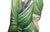 Large Antique Chinese Shiwan Crackle Glazed Luohan (Arhat) Pottery Figure, Early 20th Century, 19.6" For Sale - Image 4 of 10