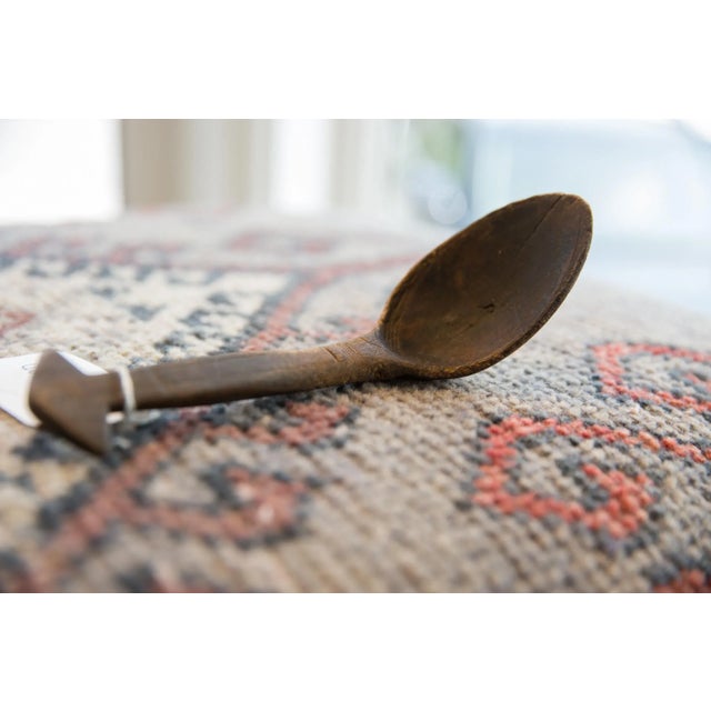 1930s Vintage African Wooden Spoon For Sale - Image 5 of 10