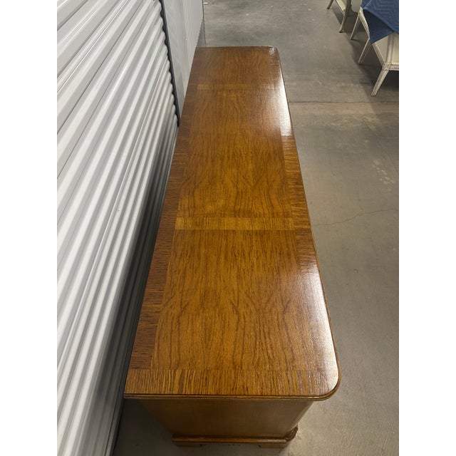 1980s 1980s Baker Furniture Georgian Oak Dresser For Sale - Image 5 of 12