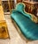 Baroque Baroque Style Green Lounge Chaise Indoor Sofa For Sale - Image 3 of 3
