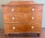 Antique Pine 2 Over 2 Chest of Drawers With Original Faux Maple Paint Finish and White Porcelain Knobs From England - Circa 1880 For Sale - Image 13 of 13