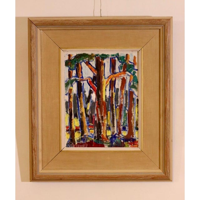 Wilhelm Henning, Swedish Forest, Oil Painting, Framed For Sale - Image 8 of 8