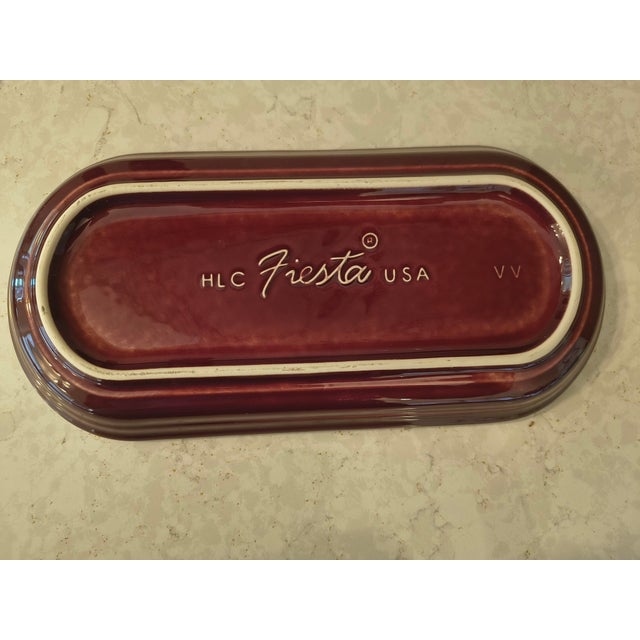 Fiestaware, Homer Laughlin,Trio of Hearts, Rare 6 Pc Discontinued Set For Sale - Image 6 of 13