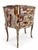 Italian 1990s Authentic Made in Italy Bombe Commode - Distressed Painted 3 Drawer Nightstand, Vintage Italian Florentine Accent Chest, Gilt Table 28" For Sale - Image 3 of 18