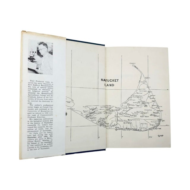 Mid-Century Modern Signed Nantucket Odyssey Emil F Guba 1965 Hardcover Nantucket History For Sale - Image 3 of 12
