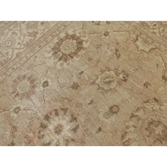 Vintage Hand Knotted Wool Pile Rug in Soft Color Palette. 9'6"x 14'6" For Sale - Image 11 of 18