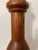 1970s American Craft Reclaimed Turned Wood Table Lamp For Sale - Image 10 of 11