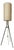 Floor Lamp with Raffia Structure Weave and Chrome Frame For Sale