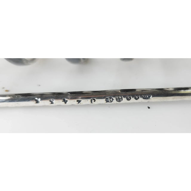 19th Century English Sheffield Silver Plate Toast Rack For Sale - Image 10 of 11