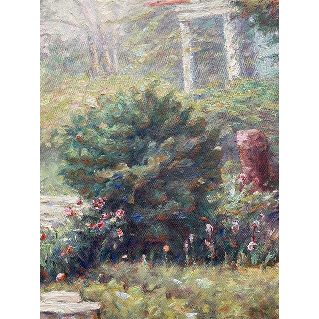 Late 20th Century Framed Oil Painting by Ann Harris For Sale - Image 4 of 6