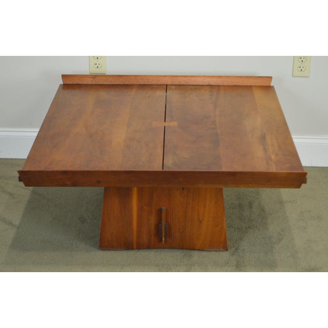 Nakashima Studio Cherry and Walnut Milk House Coffee Table