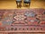 Antique Caucasian Kazak Kilim, Handwoven Wool, Geometric Design, Terracotta & Turquoise, 6x11 For Sale - Image 11 of 18