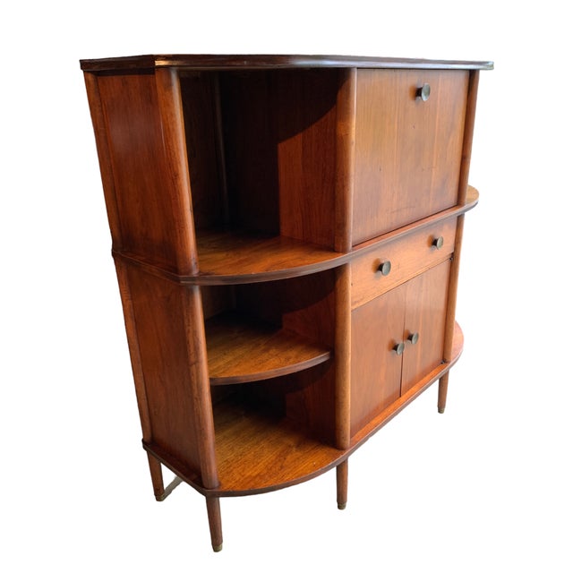 Mid Century Modern Style Bookcase For Sale - Image 6 of 9