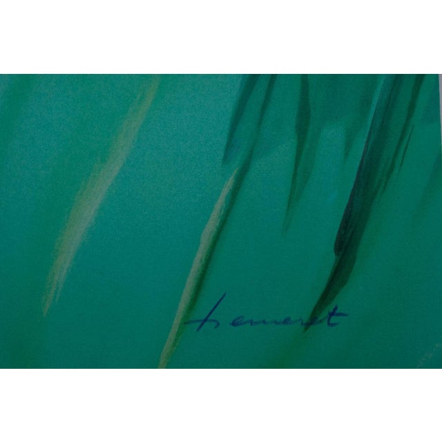 Claude Hemeret, Iris blancs, Lithograph For Sale - Image 8 of 9