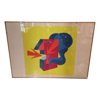 Fortunato Depero for Area Studio, Smoker N1 Lucky, 1980s, Color Lithograph For Sale