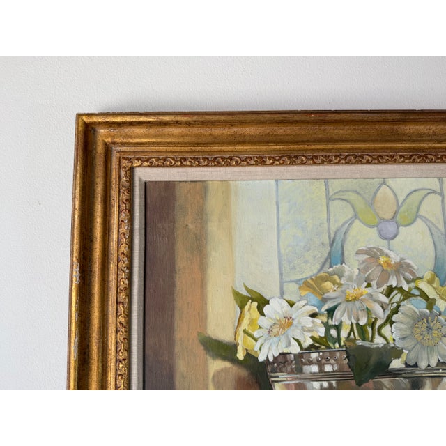 1970’s Ardis Shanks Impressionist Floral Still Life Oil on Canvas Painting, Framed For Sale In Miami - Image 6 of 11