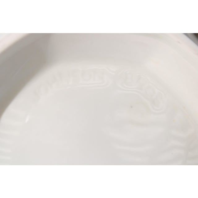 White Lrg. White English Jonhson Bros. Ironstone Tureen 10.5" For Sale - Image 8 of 8