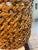 Vintage Oversized Tortoise Shell Burnt Bamboo Burl Floor Basket Planter For Sale - Image 4 of 10