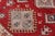 Shabby Chic Southwestern Kazak Light Blue/Beige Wool Round Rug- 9'0''x9'0'' For Sale - Image 3 of 9