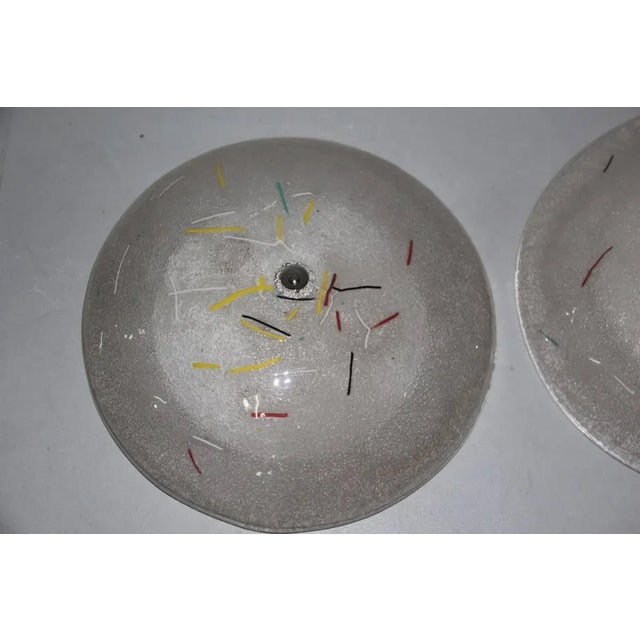 1970s Vintage Murano Glass Multicolored Ceiling Lamps, 1970s, Set of 2 For Sale - Image 5 of 8