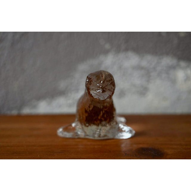 Swedish Glass Seal by Uno Westerberg for Pukeberg For Sale - Image 5 of 8