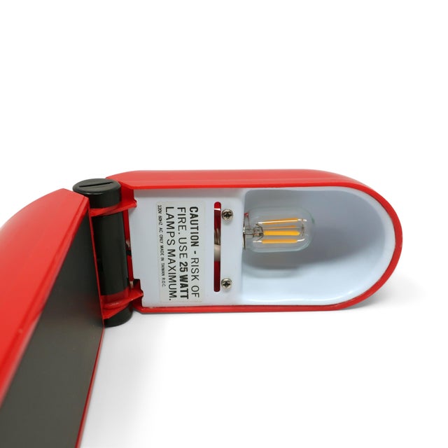 1970s Red Manon Lamp by Yamada Shomei For Sale - Image 10 of 10