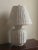 Vintage White Wicker Table Lamp & Original Shade For Sale - Image 13 of 13