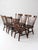 Vintage Colonial Spindle Back Wood Dining Chairs Set of 6 For Sale - Image 12 of 16