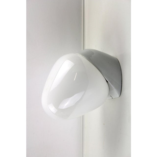 White Wall Light attributed to Wilhelm Wagenfeld for Lindner, 1949 For Sale - Image 10 of 14