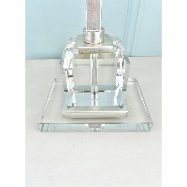 Kenneth Ludwig Chicago Silver Leaf Ring Table Lamp For Sale In Chicago - Image 6 of 8