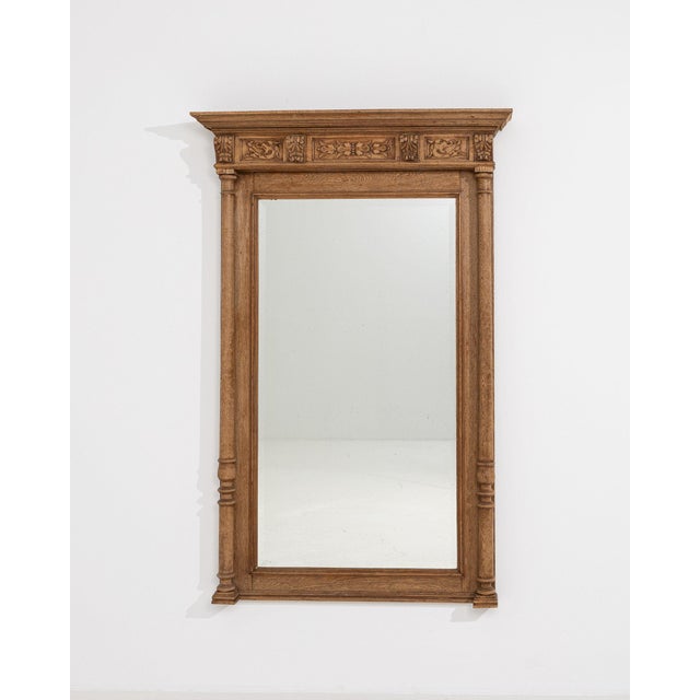 19th Century France Renaissance Amber Wood Mirror For Sale In Greensboro - Image 6 of 9