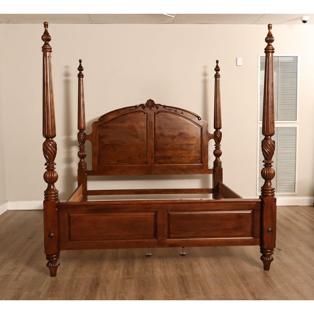 Kincaid Tall Four Poster King Bed Frame For Sale - Image 12 of 18