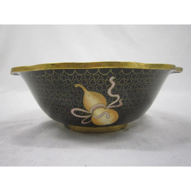 1920s 1920's Vintage Chinese Cloisonne Bowl For Sale - Image 5 of 9