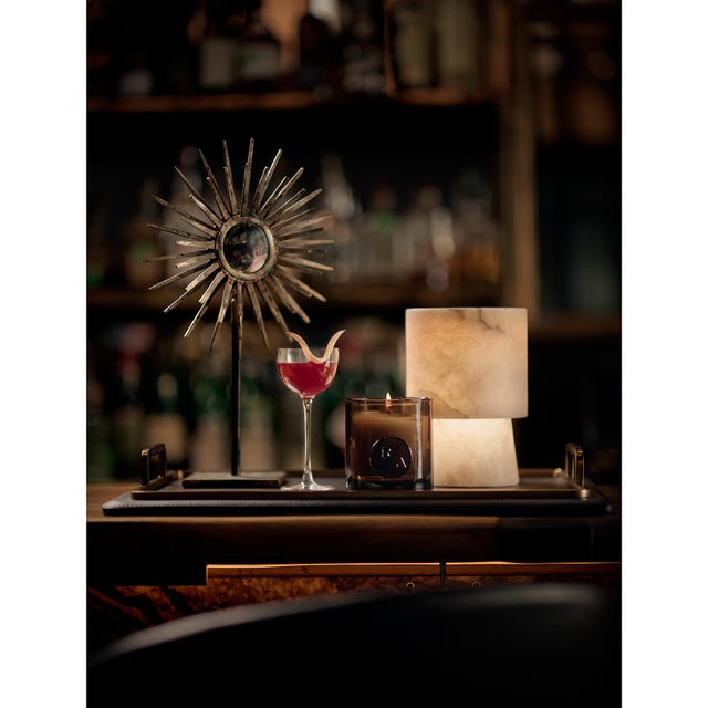 Available with brass or nickel accents, the Greyson Rectangle Trays are crafted from smooth, structured leather for a...