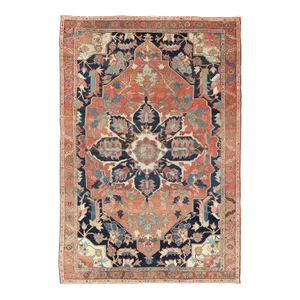 Very Fine Antique Rug With Bold Geometric Medallion Design
