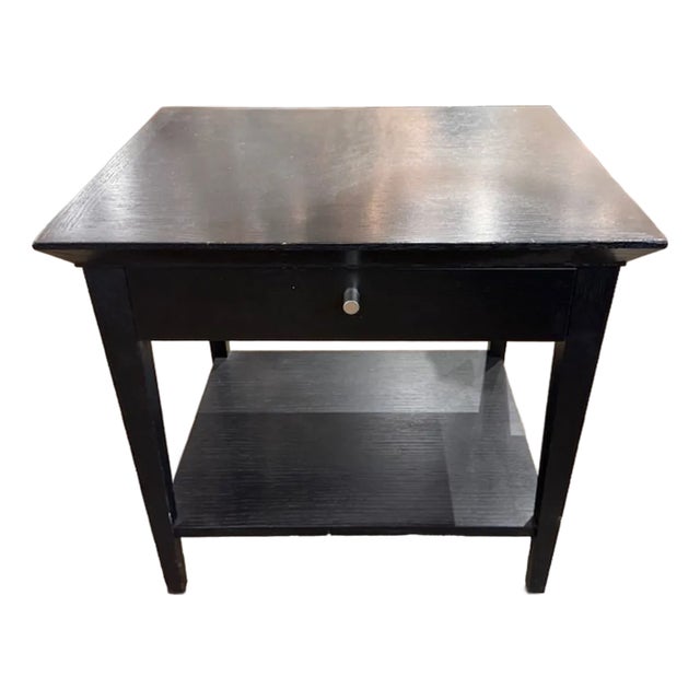 19th Century Black Biedermeier Side Table For Sale