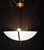 Large Mid-Century Four-Light Opaline and Polished Brass Bowl Chandelier, 1960s For Sale - Image 13 of 17