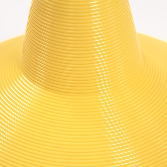 Yellow Yellow Cellulose Pendant Lamp by A.R.P and Rotaflex, 1970s For Sale - Image 8 of 10