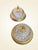 Vintage Brass and Cut Glass Ceiling Lamp For Sale - Image 4 of 5