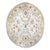 Afghan Sultanabad Wool 8x10 Light Blue, Ivory & Taupe Handmade Oval Area Rug #9902749 For Sale