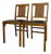 1970s -Century Modern Folding Chairs by Leg-O-Matic, Set of 2 With Cane Backs For Sale