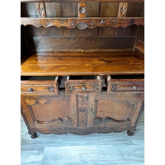 French 18th Century Antique French Vaisellier/Buffet For Sale - Image 3 of 10