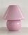 Large Vintage Mushroom Table Lamp in Pink Swirl Glass, 1970s For Sale - Image 13 of 13